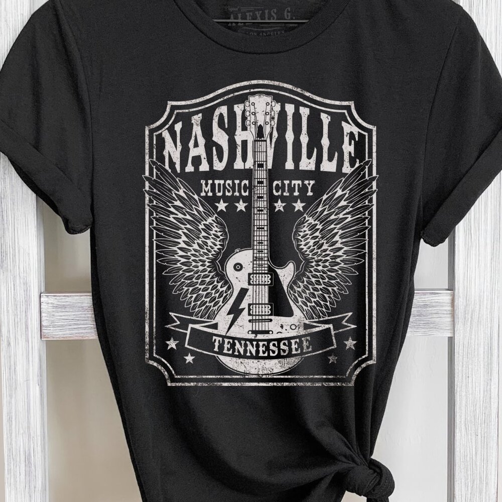 Nashville Music City Graphic Tee, Country Girl, Nashville T Shirt